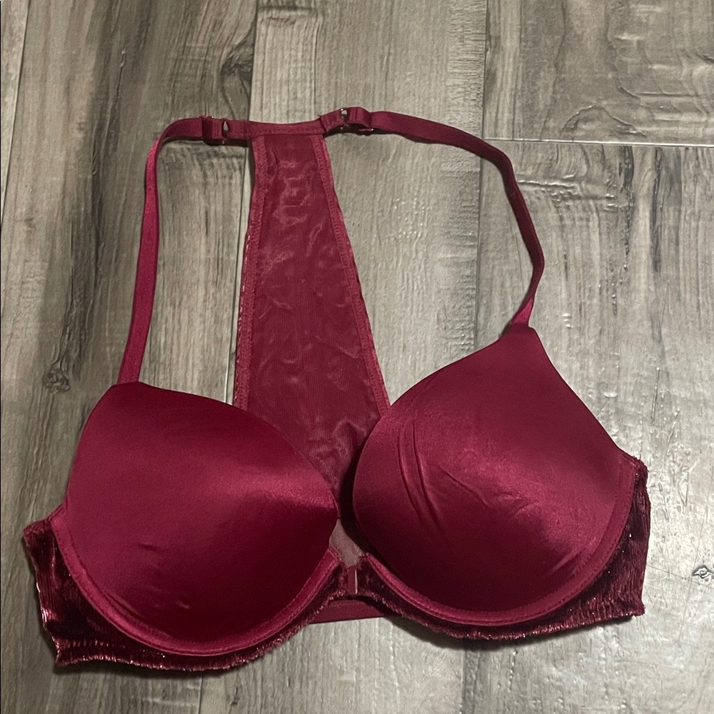 Velvet Detail VS Push Up Bra